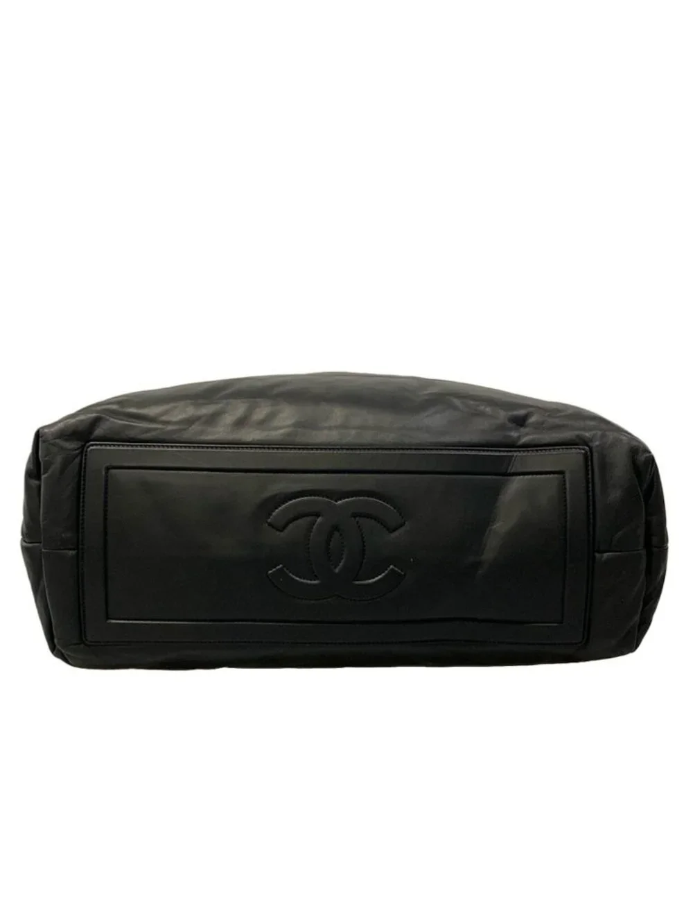 Chanel Handbag Coco Cocoon Black Leather
